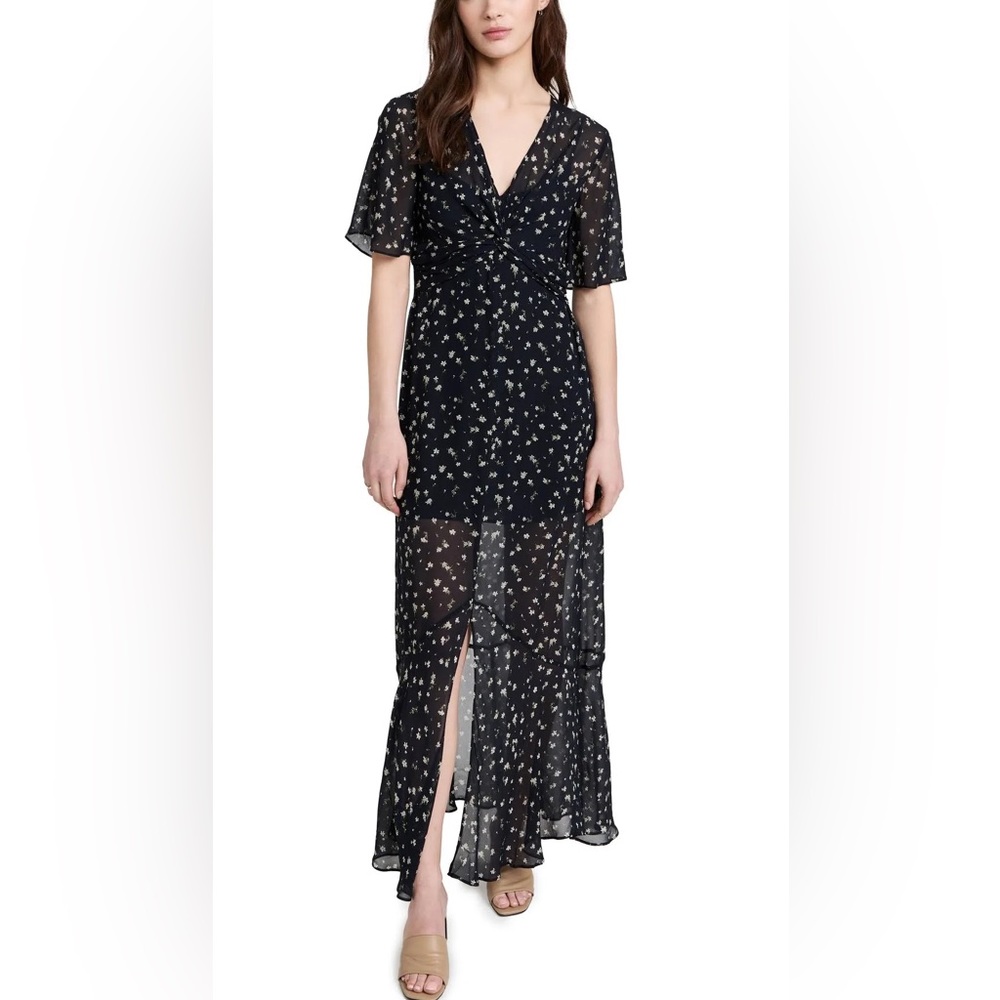 RAG & BONE Tamar Sheer Floral Maxi Dress